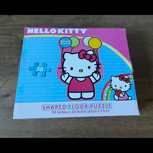HELLO KITTY-Imported (NWT) GIANT Floor Puzzle-50 Pieces - Picture 6 of 6
